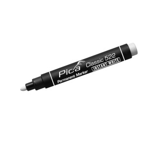 Pica Classic Permanent Marker/Pen INSTANT WHITE 1-4mm